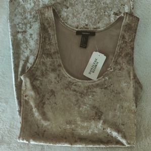 F21 Champagne Dress Small